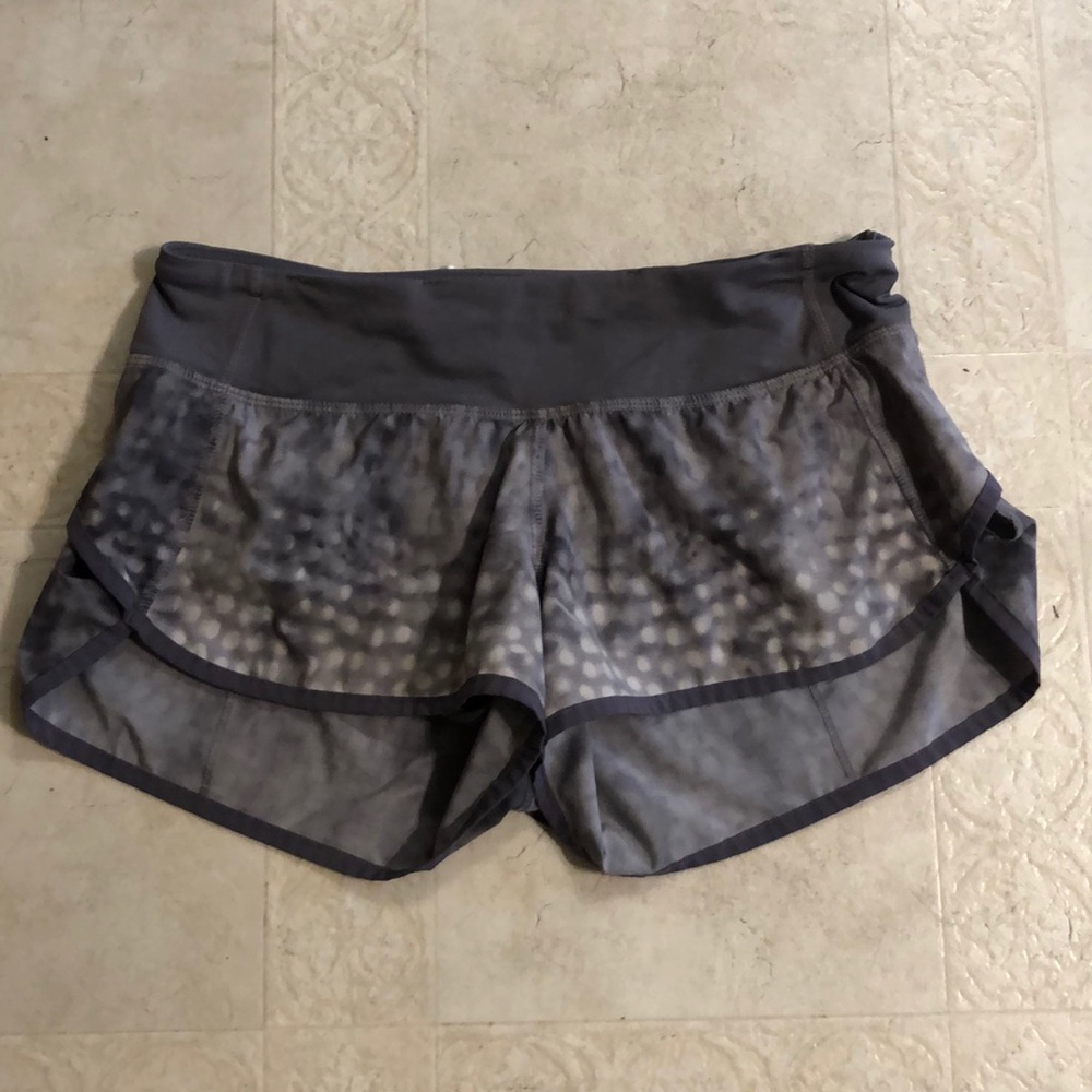 Lululemon Snowy Owl Speed Shorts